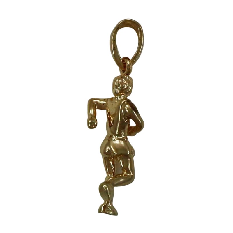 Pendentif marathon - Plaqué or