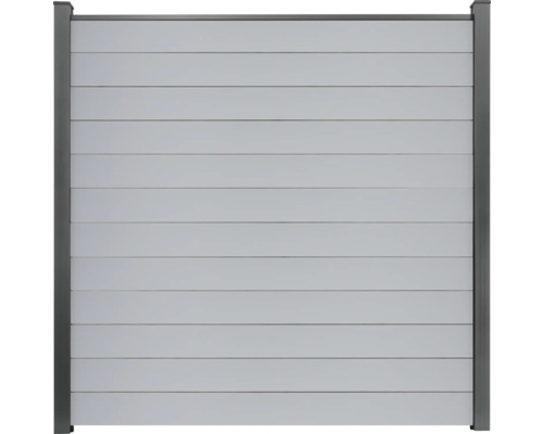 Hoofdelement GroJa BasicLine smal insteeksysteem zonder palen 180 x 180 cm zilvergrijs