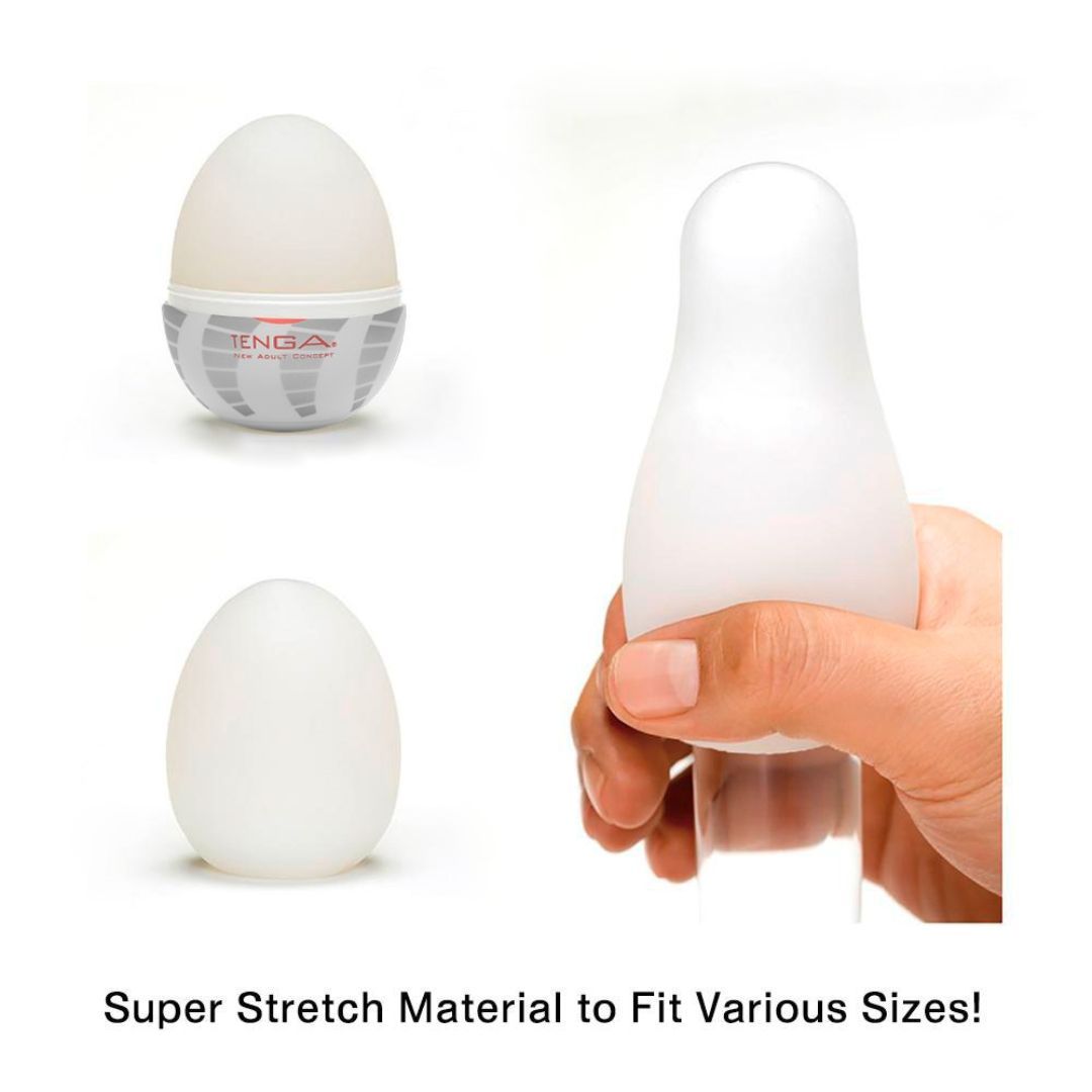 Tenga Ei Masturbator „Egg Tornado“ mit Spiralrillen-Struktur