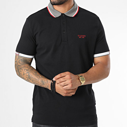 Polo Manches Courtes M2BP55-K9WF4 Noir