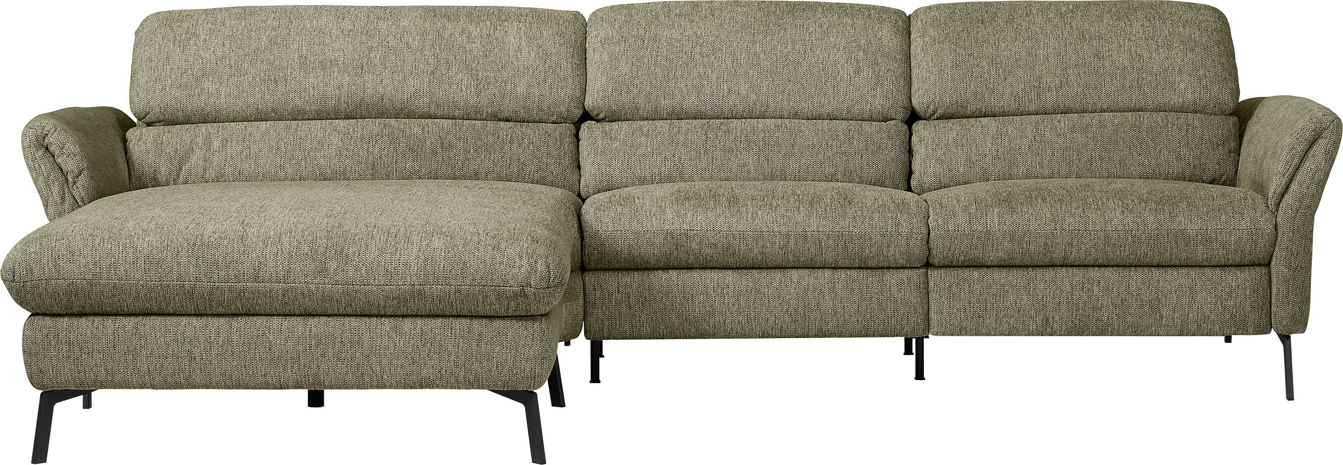 SEBO Ecksofa - Olive / B: 284.0 cm x T: 161.0 cm x H: 84.0 cm