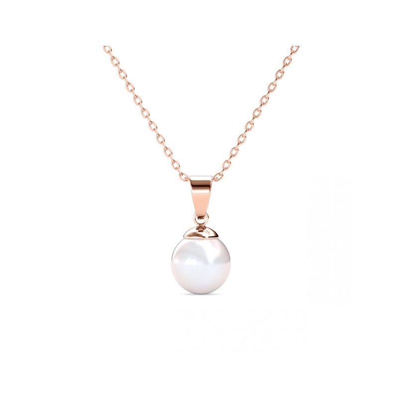 Pendentifs Full Moon Pearl - Or Rosé