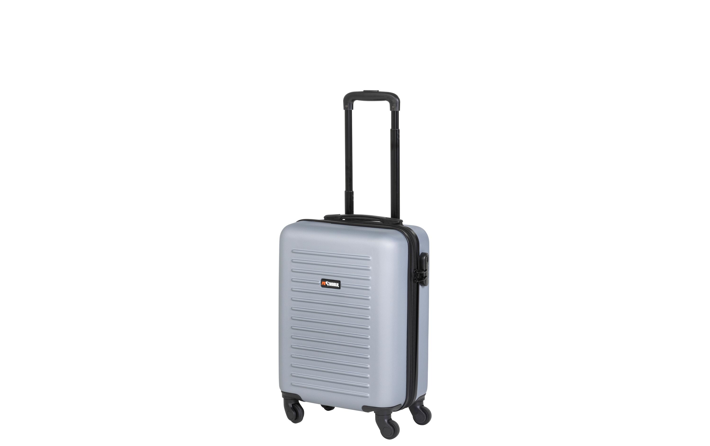 Reisekofferset 3-teiligt, Silbergrau<br>Drei Trolleys unterschiedlicher Grösse