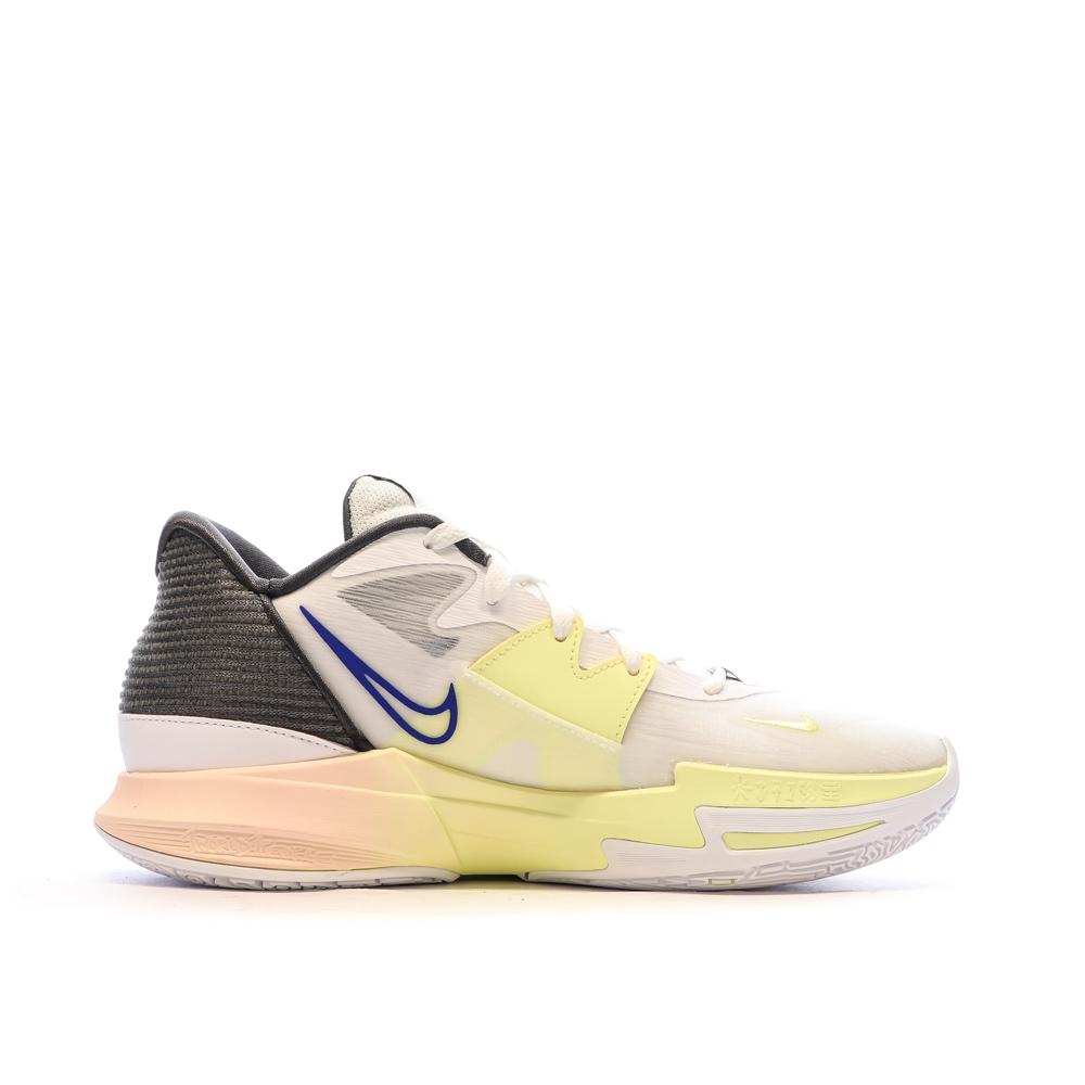 Nike Chaussures de Basketball Blanc/Jaune Homme Nike Kyrie Low 5