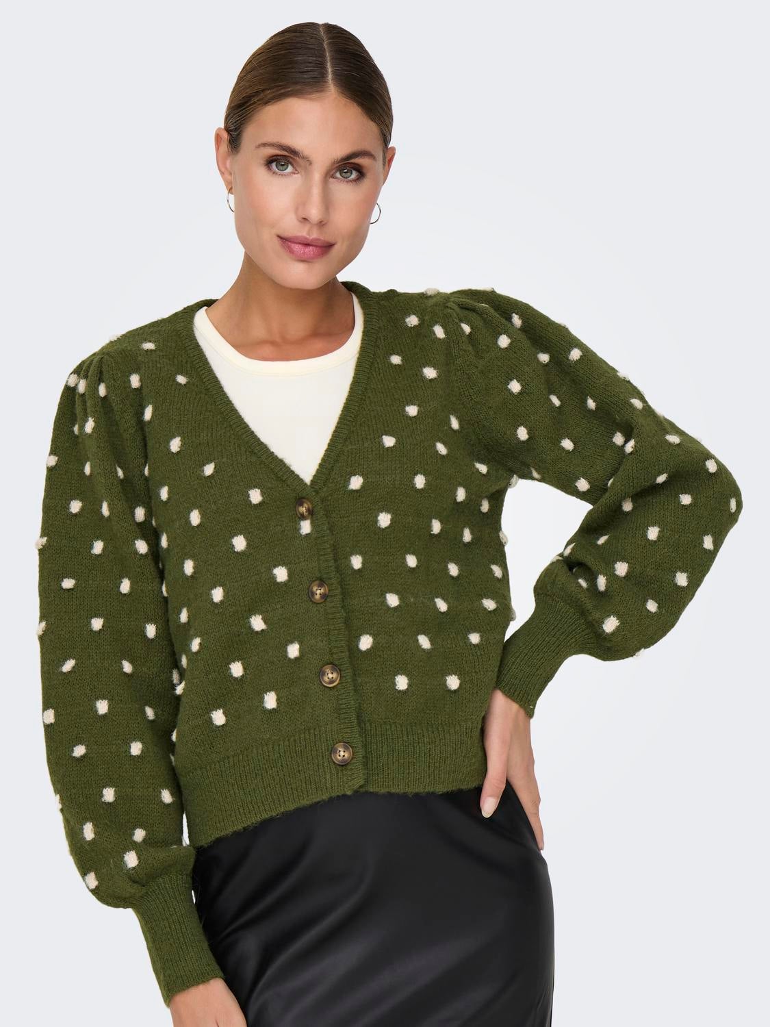 JDYSIGRID Strickjacke Winter Moss