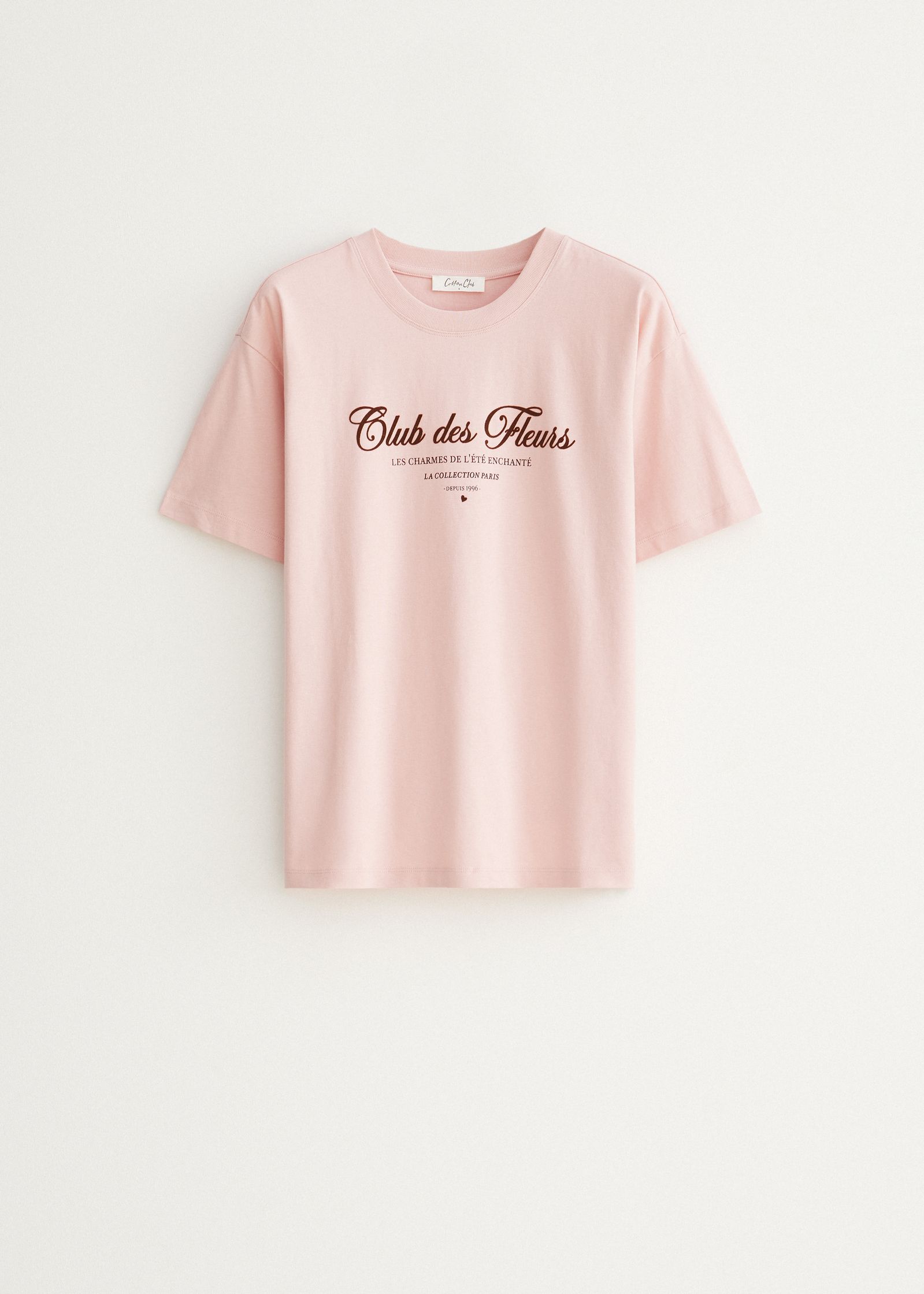 T-shirt met tekstprint