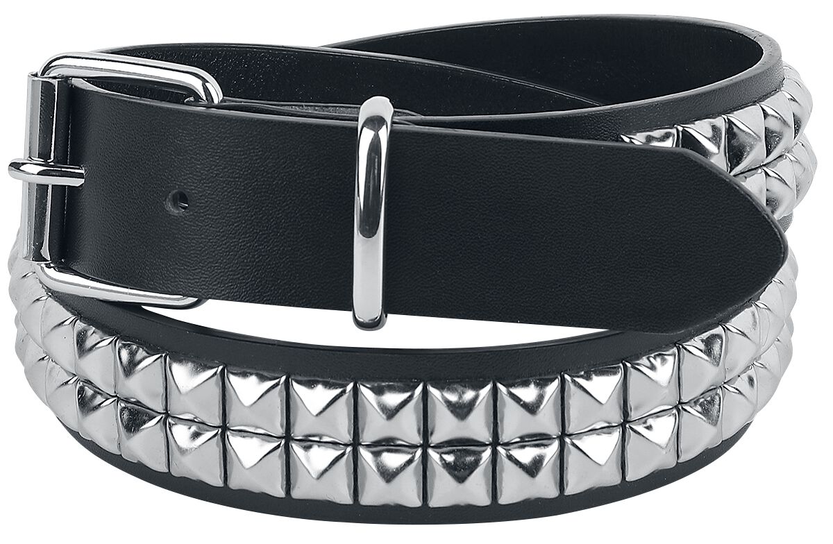 Ceinture Cloutée Double Rangées | Black Premium by EMP Ceinture