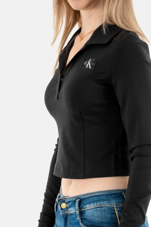 Polos calvin klein jeans collar milano beh ck black