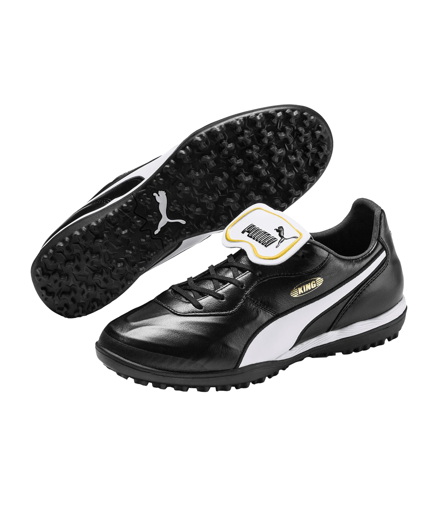 PUMA KING Top TT Turf Schwarz Weiss F01