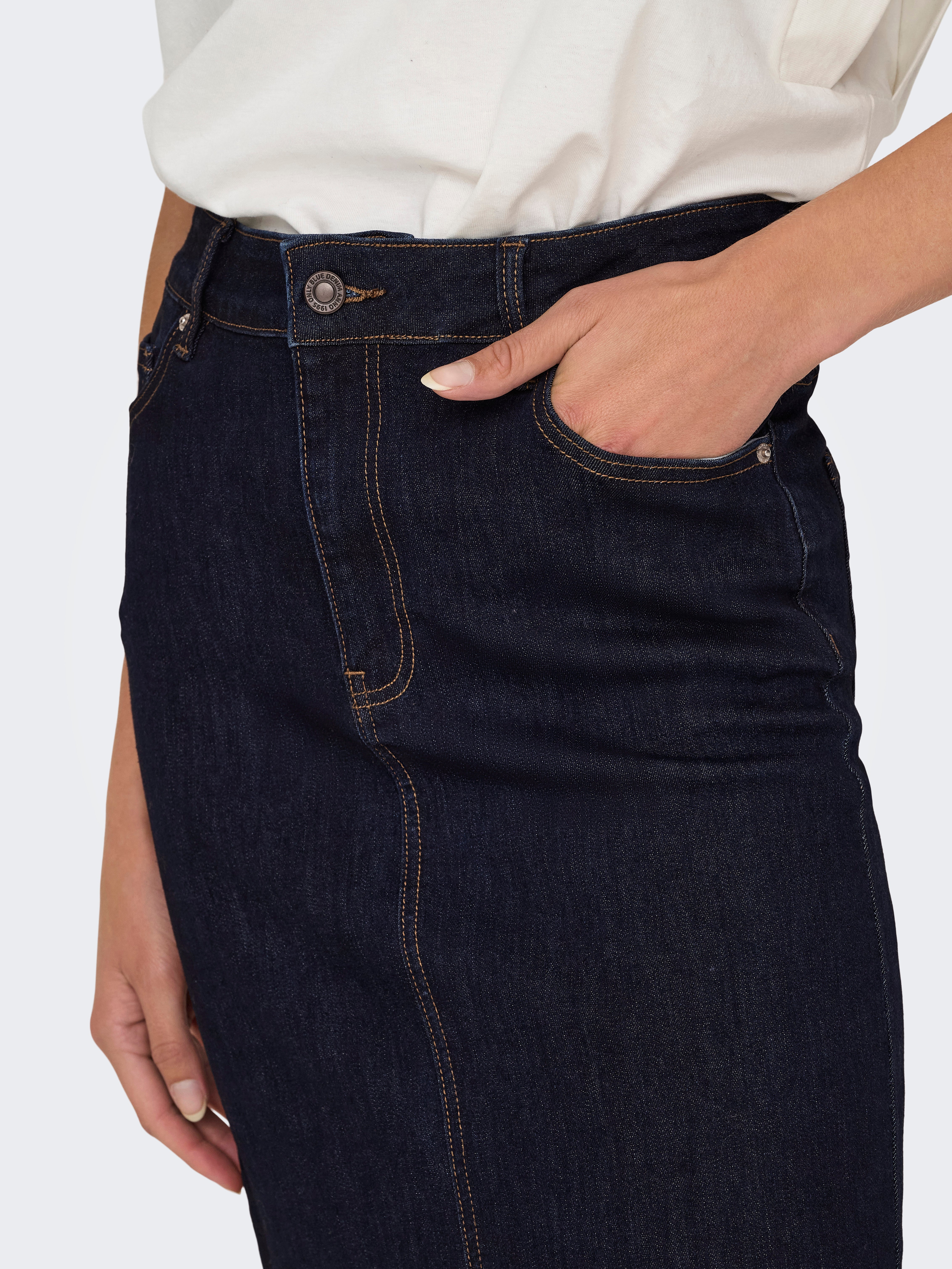 ONLWALO Jeansrock Dark Blue Denim