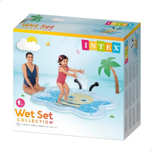 Piscina infantil Intex Bee com chuveiro, 127x102