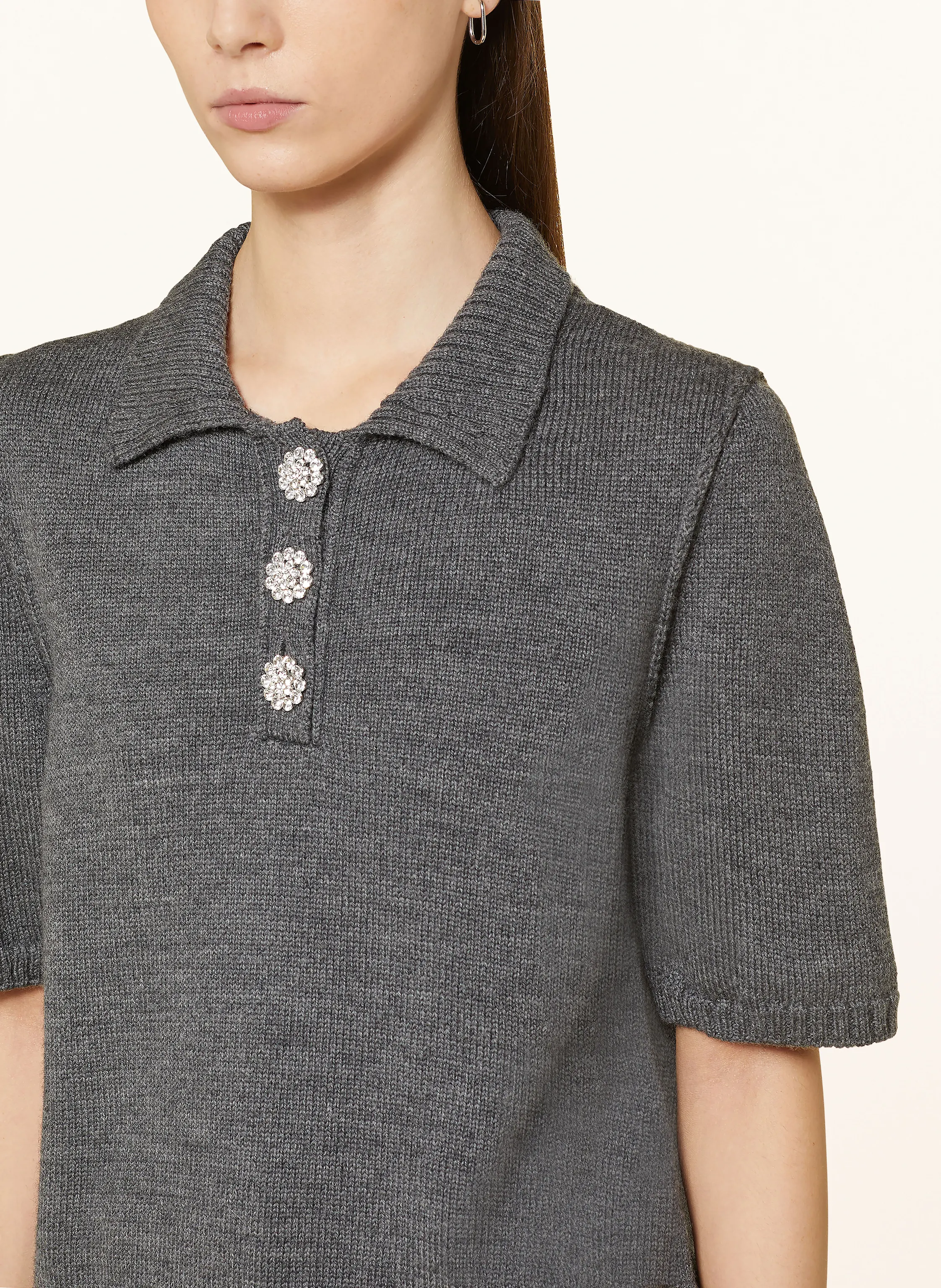 ba&sh Strick-Poloshirt TYLAK