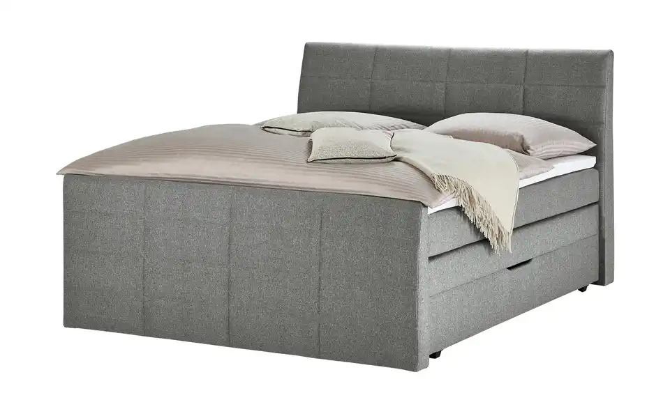 Boxspringbett Bonny Grau H2 & H3 180 cm