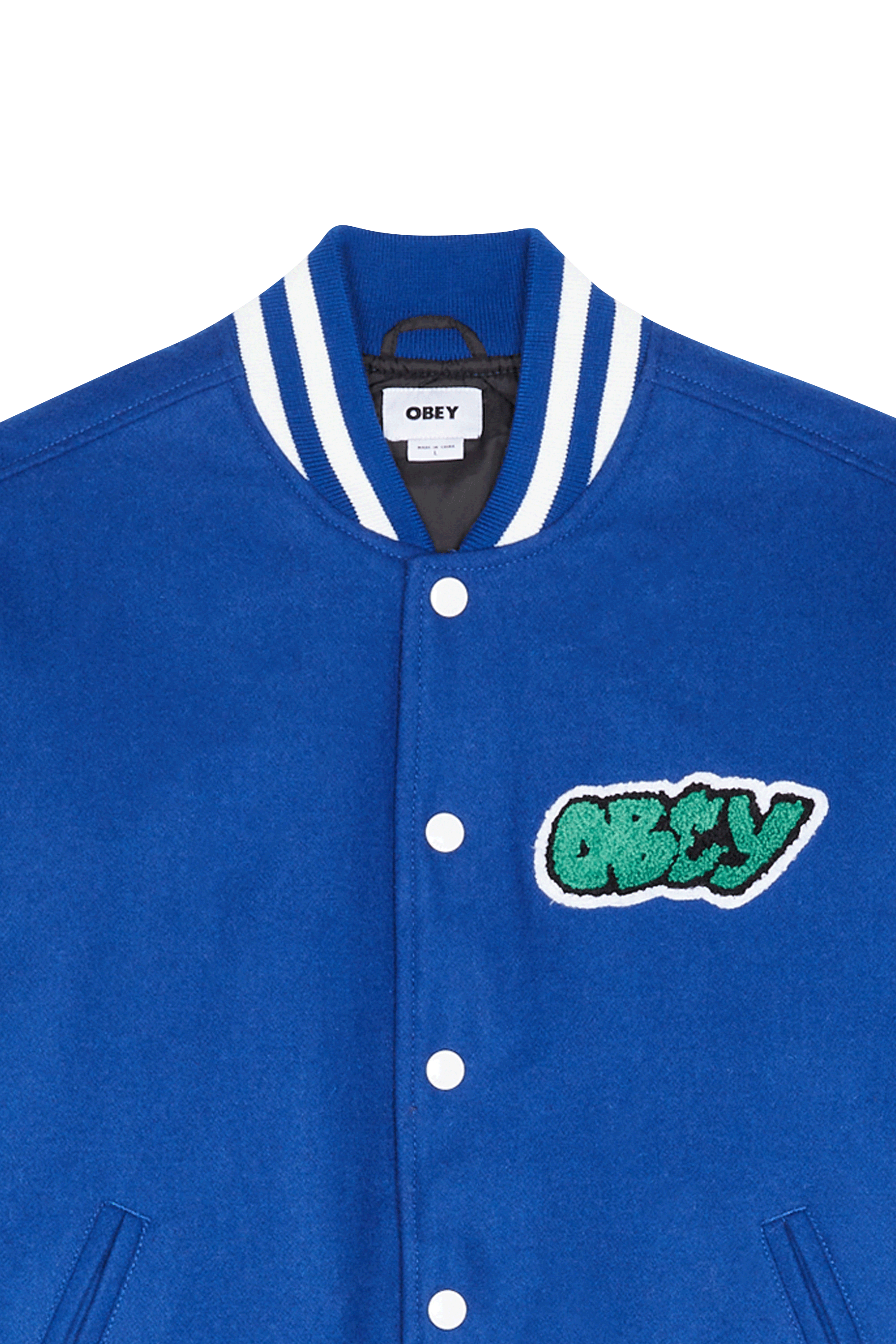 OBEY Veste BOU 121800552 RO CA VARSIT Bleu