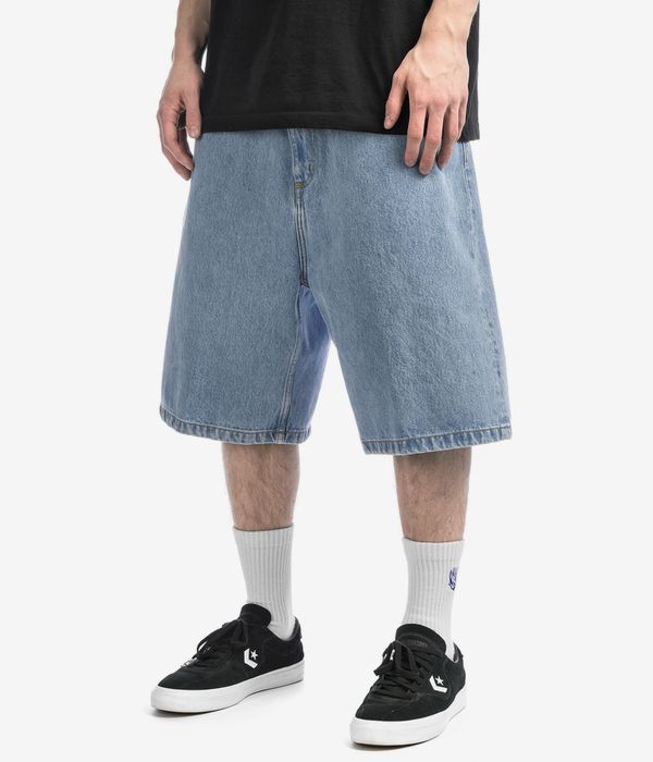 Carhartt WIP Brandon Smith Denim Shorts (blue stone bleached)