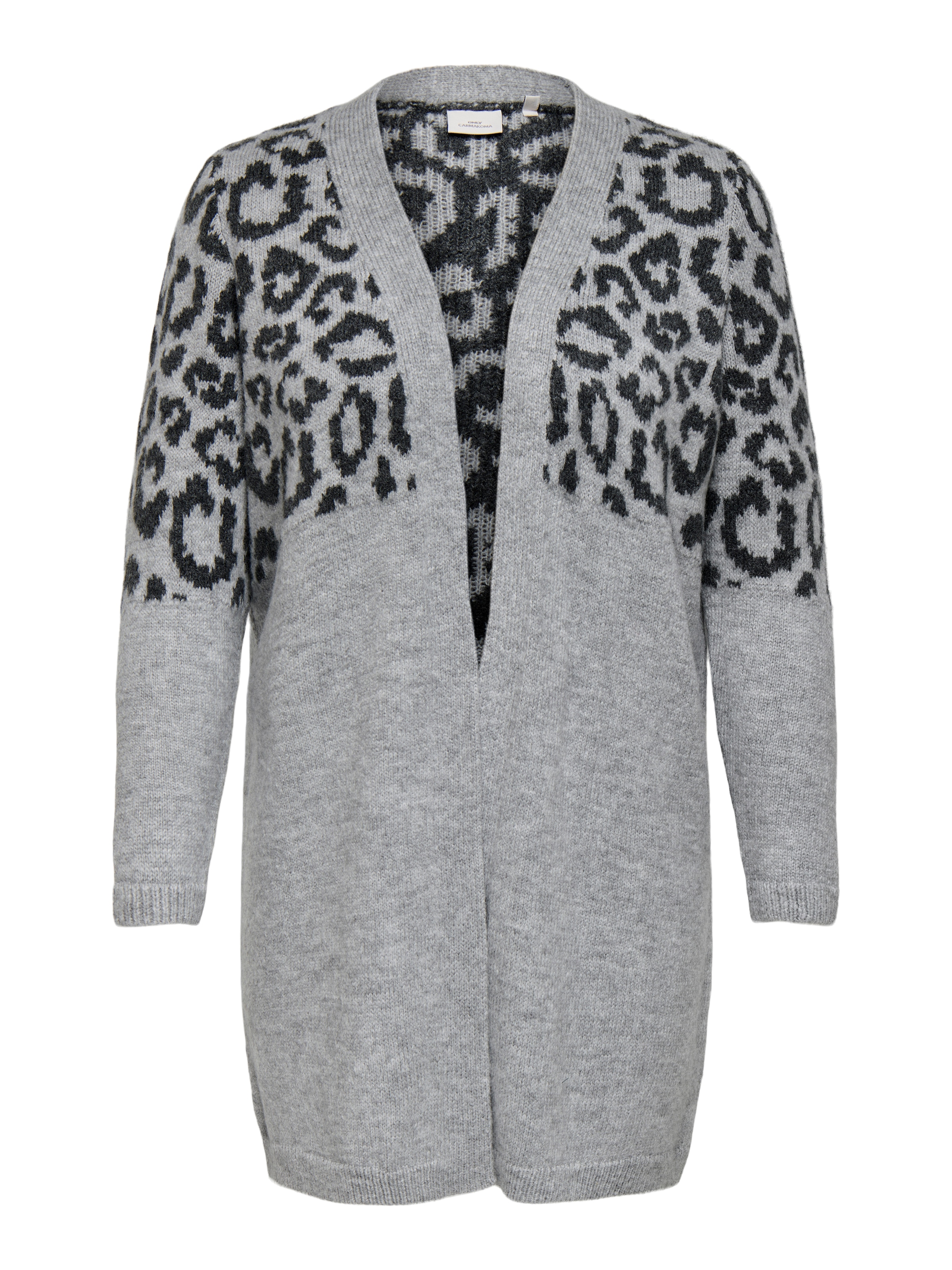 ONLY CARMAKOMA Strickjacke »CARJADE ANIMAL L/S CARDIGAN KNT NOOS«