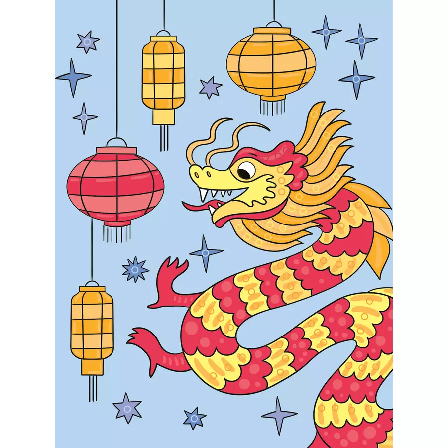 arsEdition Mein Diamant-Stickerheft – Drachen