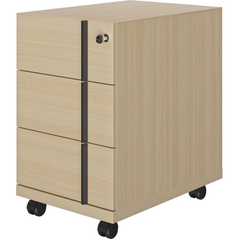 Caisson mobile 3 tiroirs Onyx
