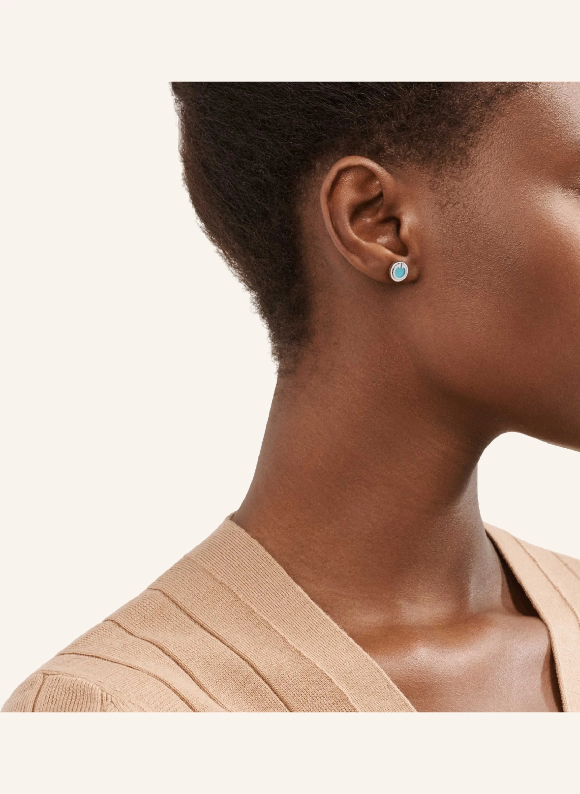 TIFFANY & Co. Tiffany T Circle OHRRINGE aus 18 Karat Weißgold