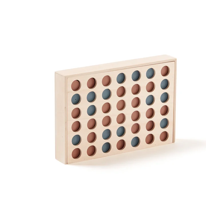 Kids Concept - Vier gewinnt, natur / blau / braun
