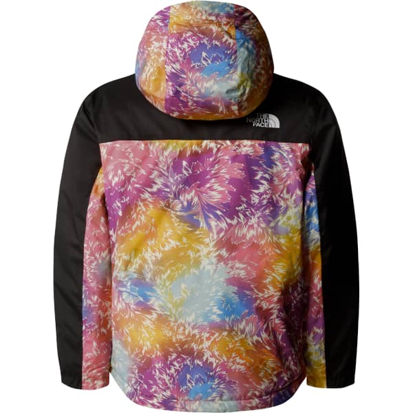 Veste de ski THE NORTH FACE G FREEDOM INSULATED JACKET RADIANT POPPY BLOWING WIND PRINT
