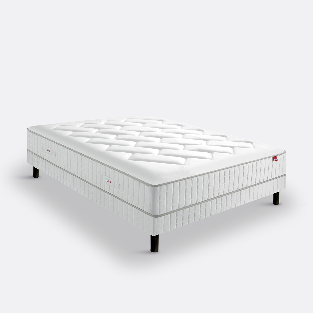 Conjunto de colchão EPEDA com molas l'Authentique + base de cama