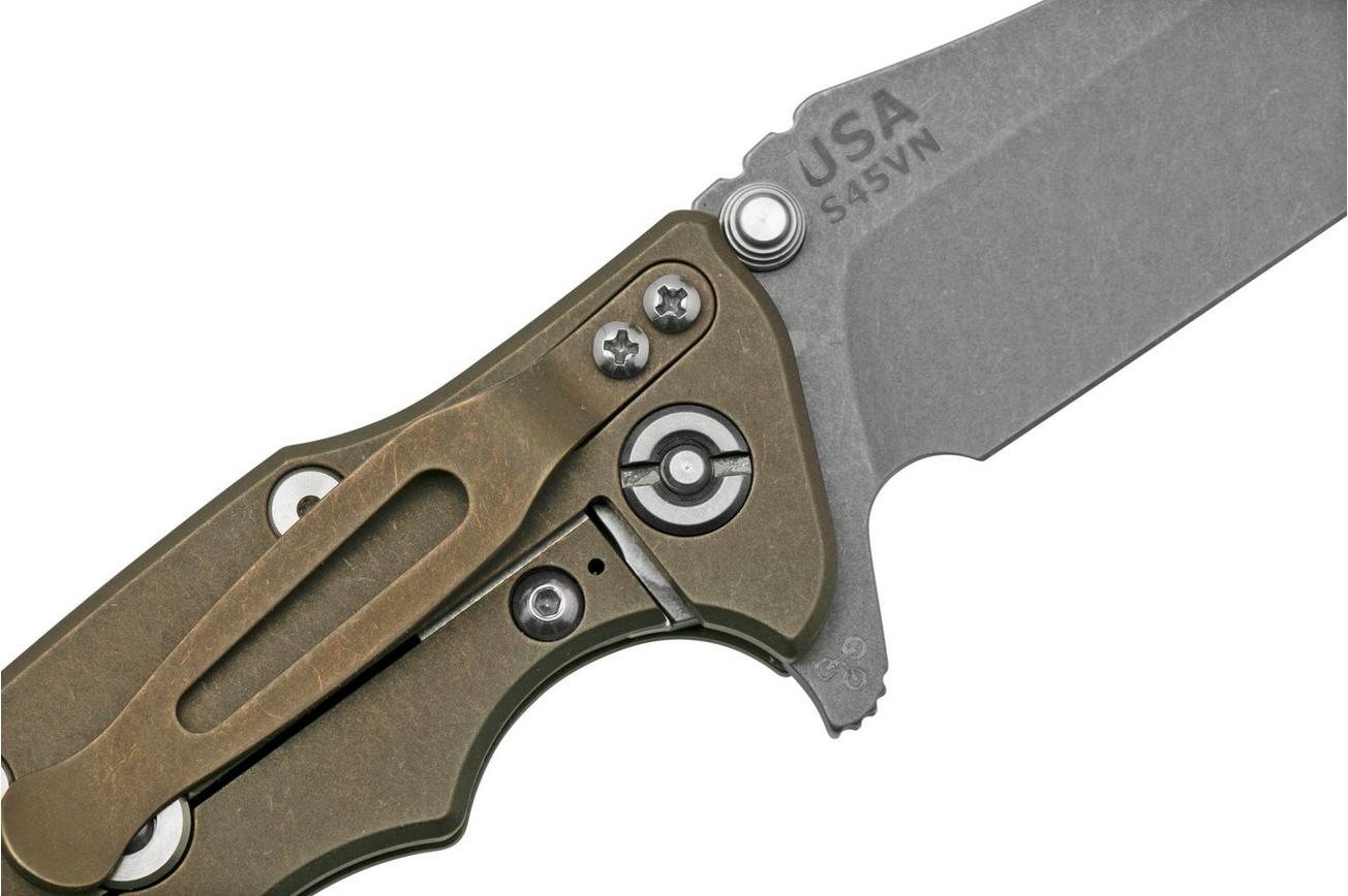 Rick Hinderer Eklipse 3.5” Spearpoint S45VN, Battle Bronze, Earth Brown G10, zakmes