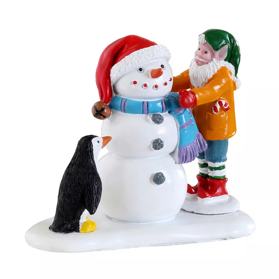Personnages Lemax Construction du Bonhomme de neige
