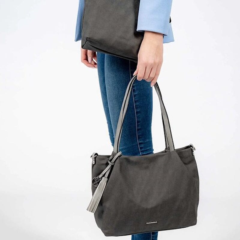 Emily & Noah Elke Bag in Bag Shopper M Grey