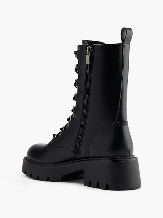 Catwalk Schnür-Stiefelette Schwarz