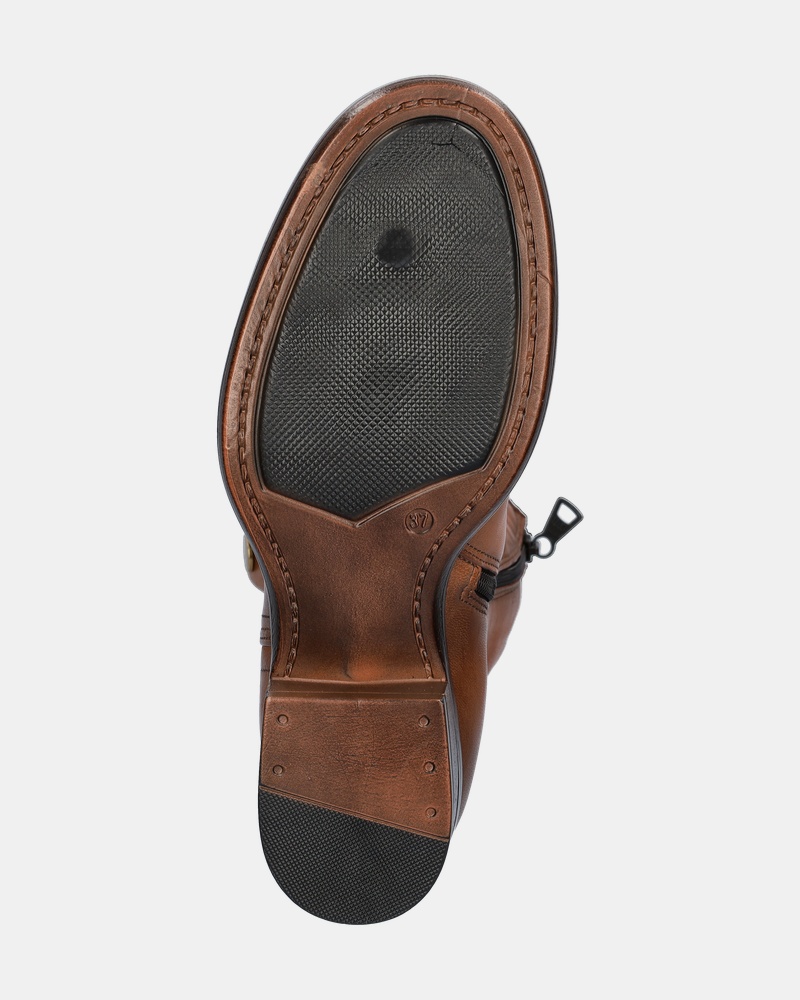 Nelson Rits- & gesloten boots  - cognac