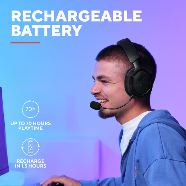 Trust GXT493 Carus trådløst gaming headset