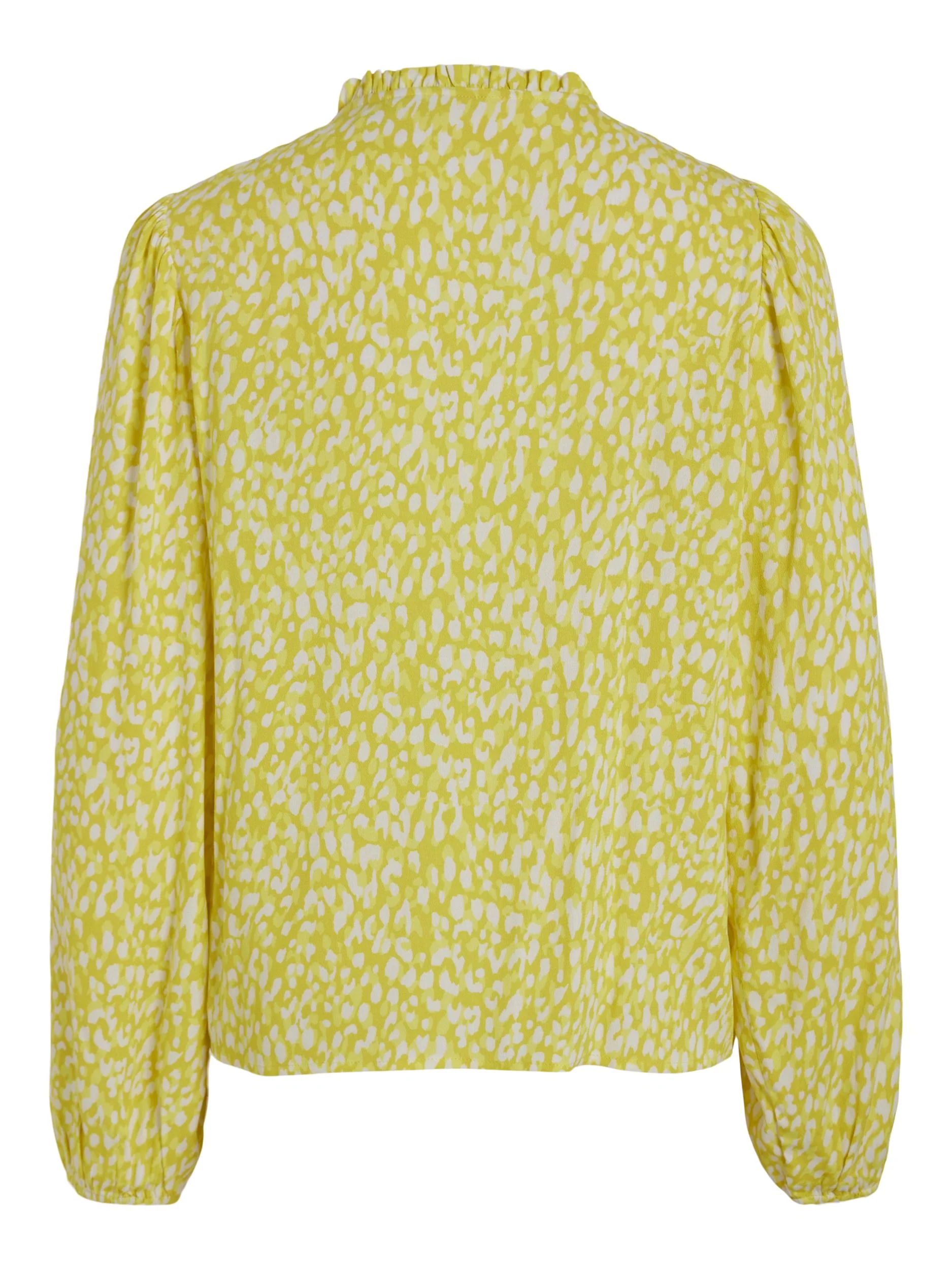 Vila  Vimolly Yet bluse - Green Sheen