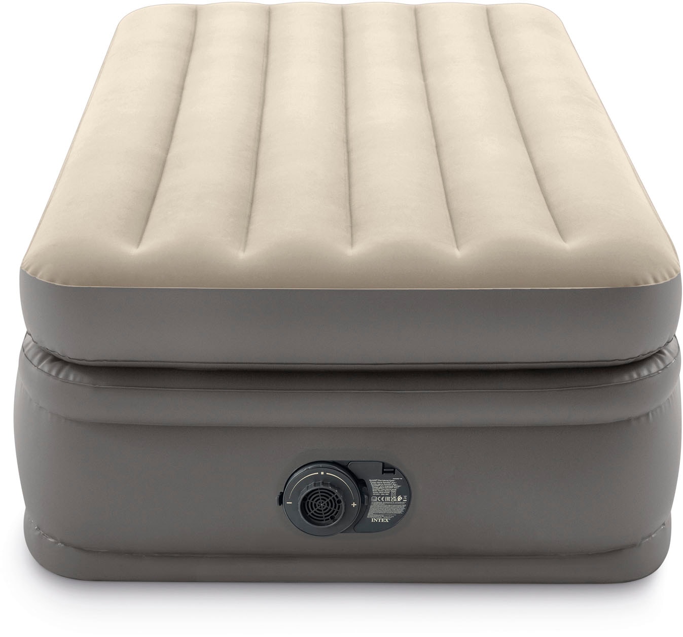 Intex Luftbett »DuraBeam PrimeComfort Twin mit 220V Pumpe« Packung,
