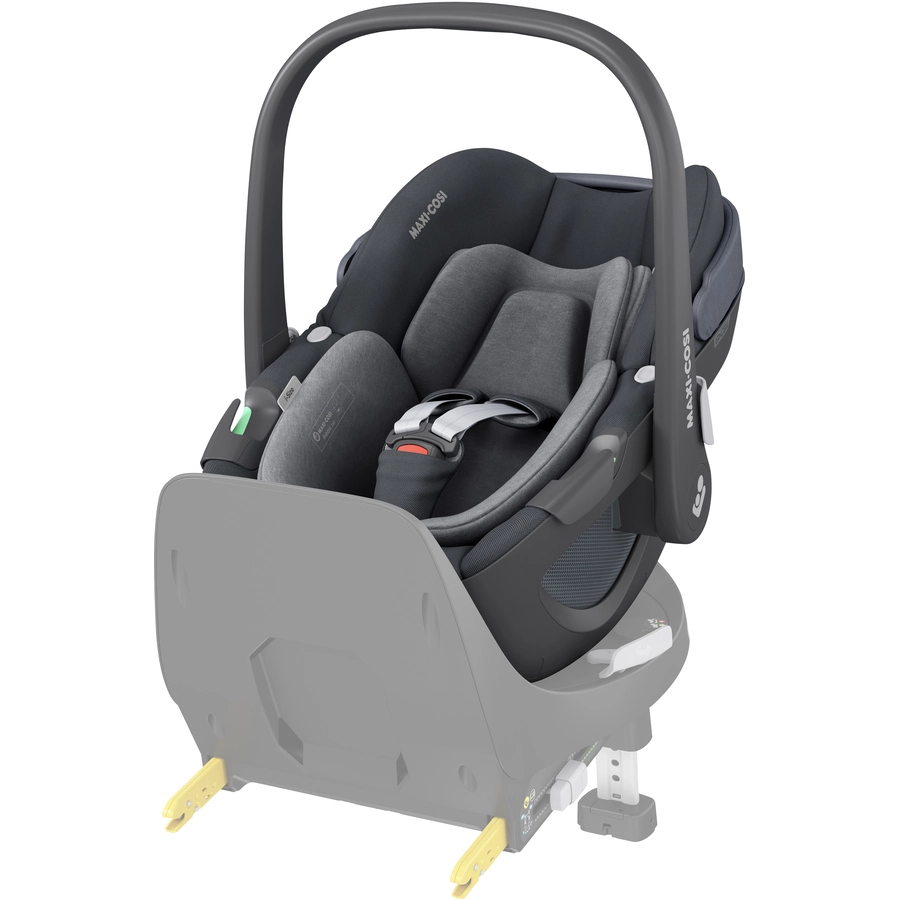 MAXI COSI Set Babyschale Pebble 360 Essential Graphite plus Basisstation FamilyFix 360
