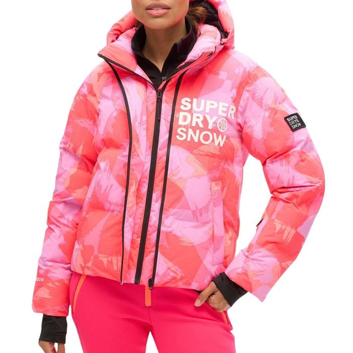 Superdry Hooded Ski Boxy Puffer Skijas Dames
