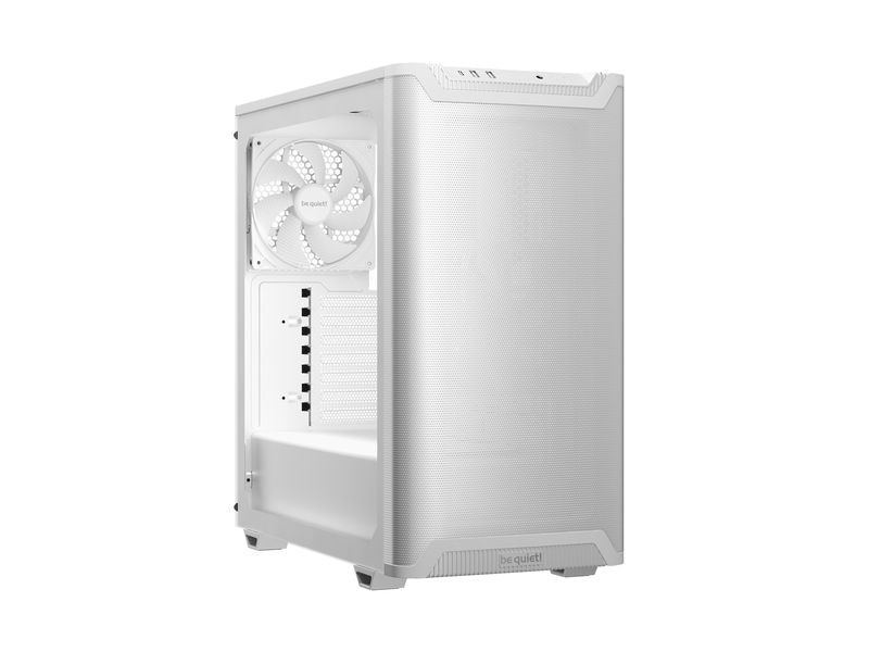 be quiet! PC-Gehäuse Pure Base 501 Airflow Window Weiss Vielseitiges ATX-Gehäuse mit Seitenfenster