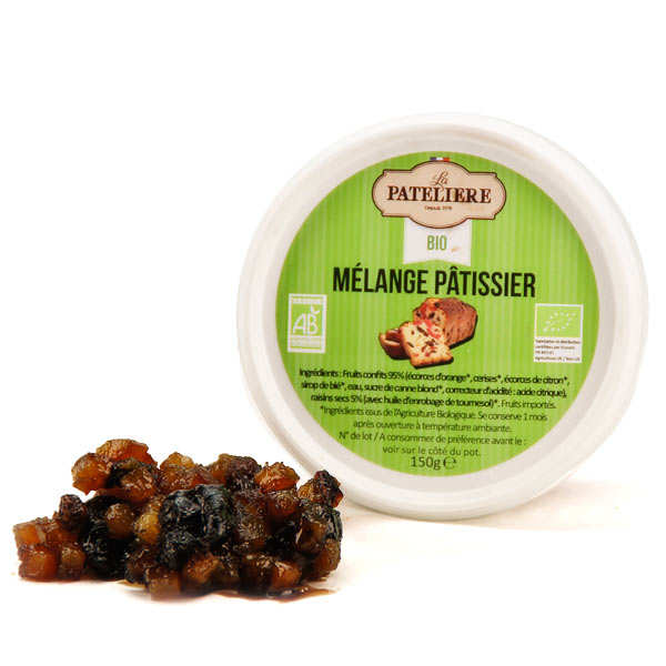 Mélange de fruits confits bio