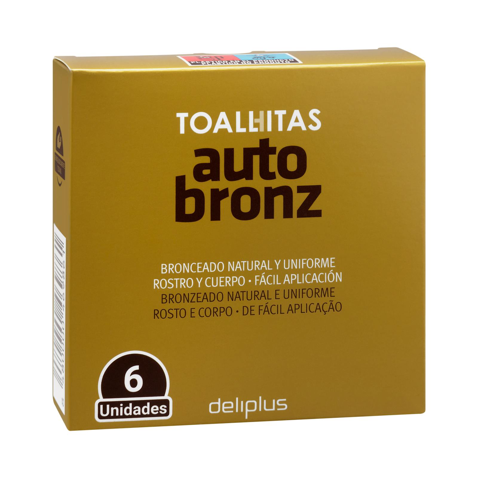 Lingettes autobronzantes visage et corps unidoses Deliplus