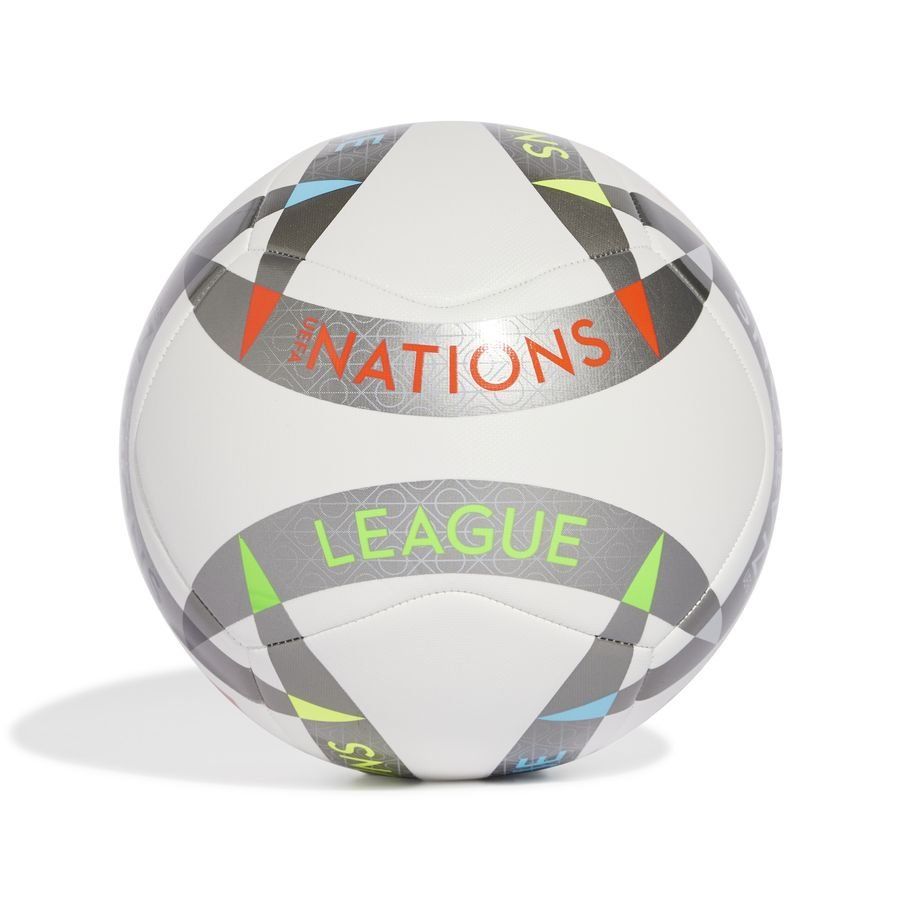 adidas Ballon Training UEFA Ligue des Nations - Blanc/Argenté/Argenté