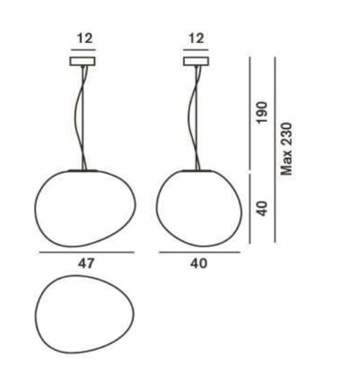 Foscarini Gregg Grande hanglamp LED niet dimbaar wit