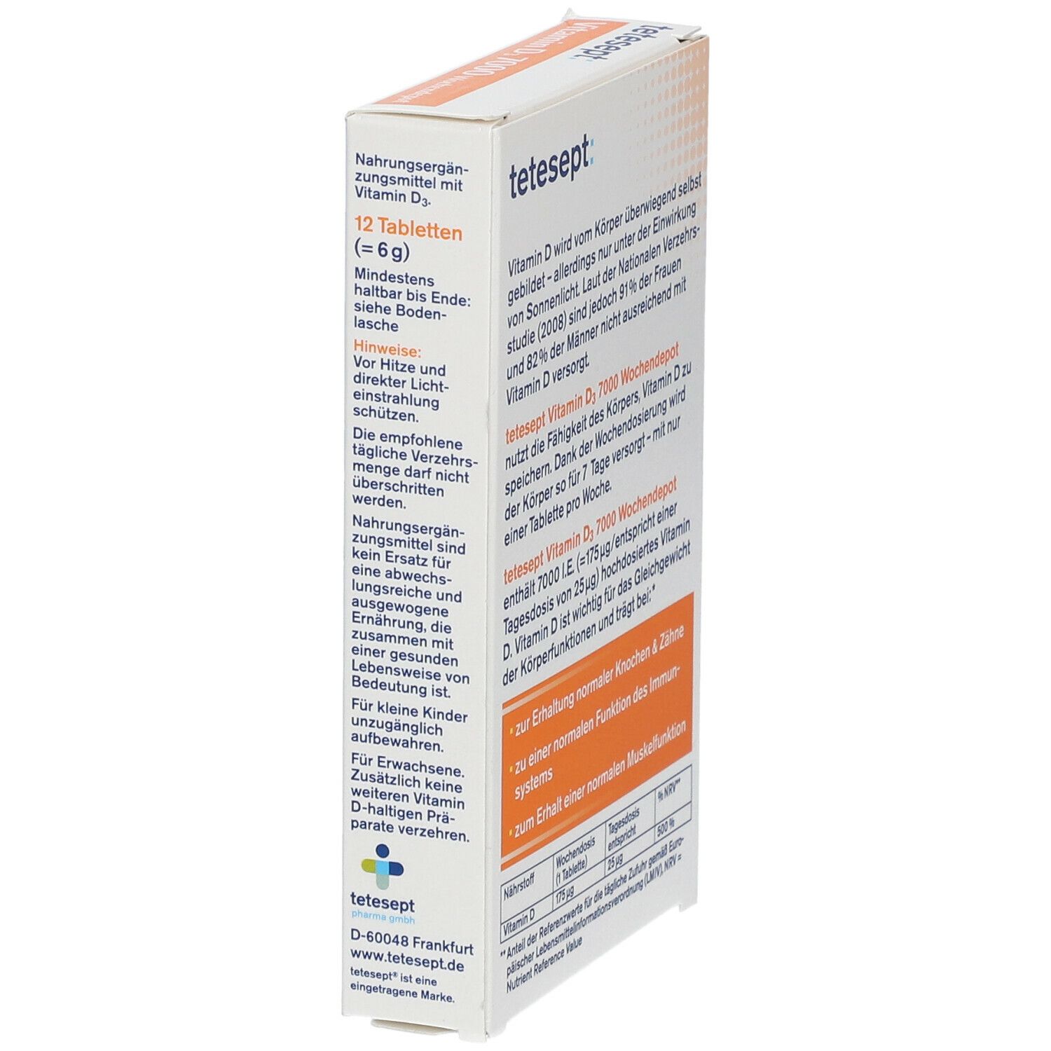 tetesept® Vitamin D3 7000