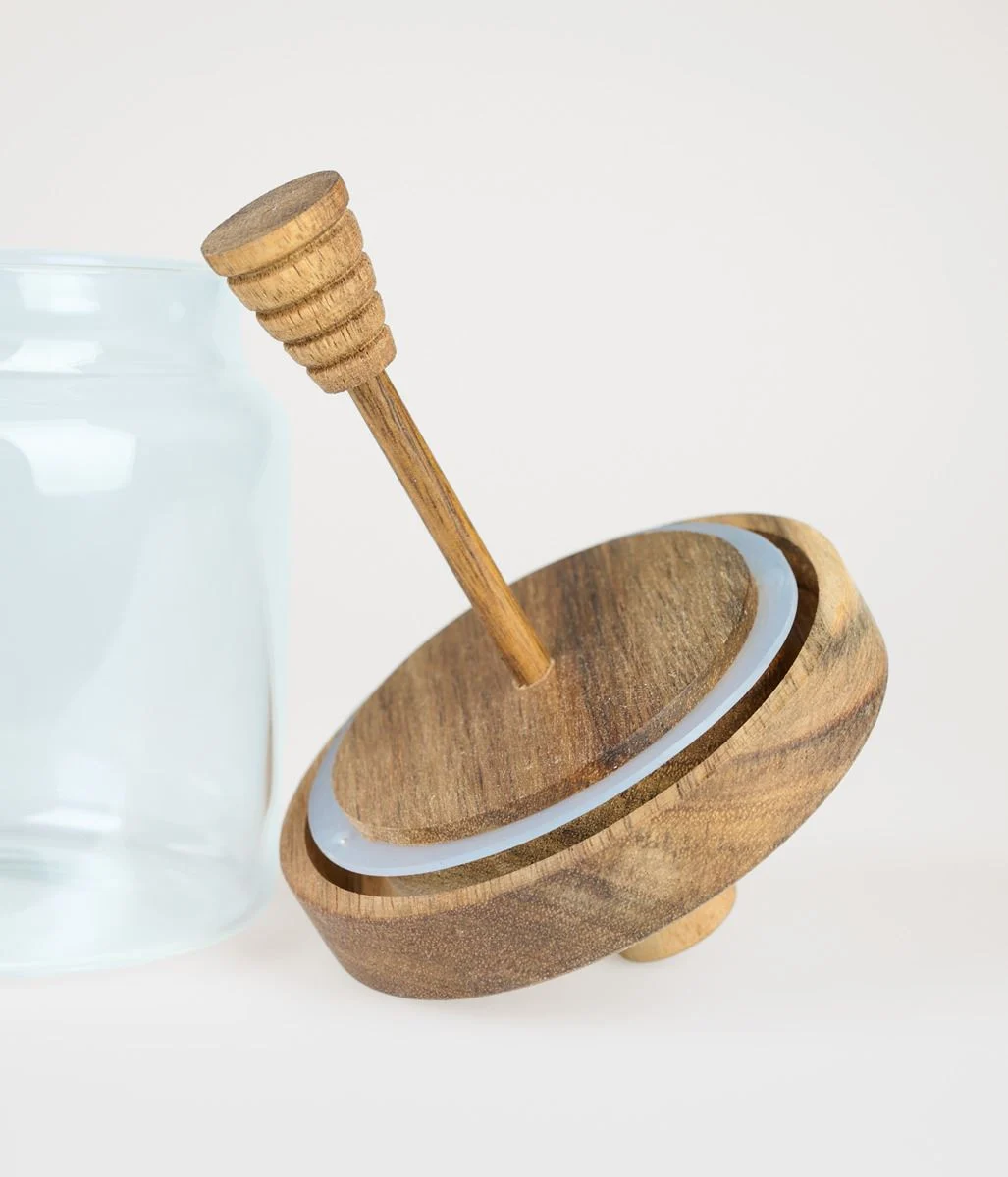 Honningkrukke transparent - 400 ml