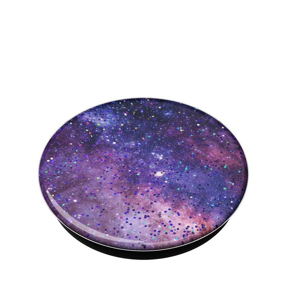 PopGrip Premium Finger Griff Halterung (Austauschbarer Top) für Smartphones / Tablets (800934) - Glitter Nebula