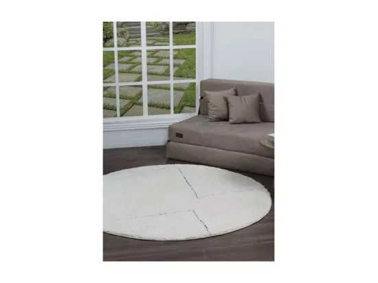 Tapis berbère shaggy - MARRAKECH 361 Noir 160*160