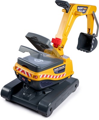 Falk Ride-on-gravemaskin Super Builder, Gul