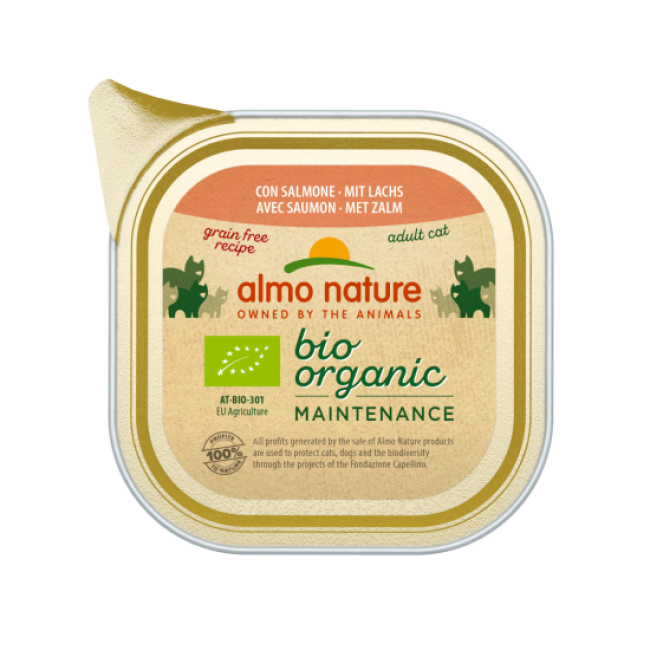 Pâtée pour chat Almo Nature Bio Organic