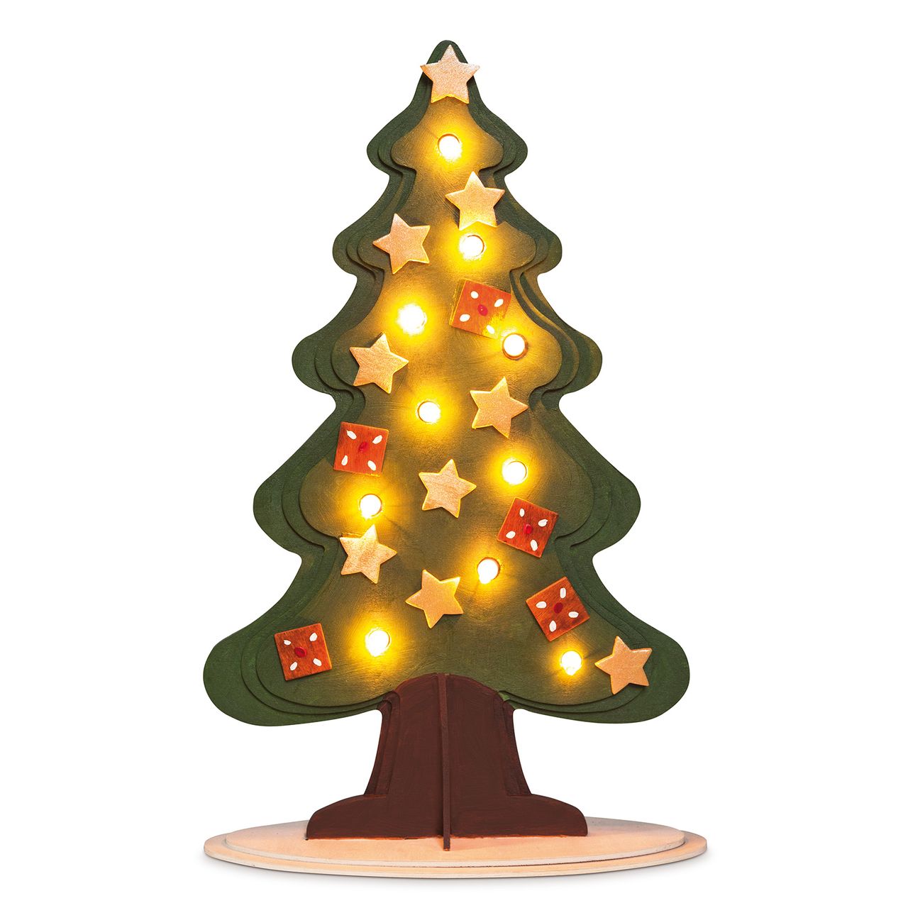 PEBARO Holzbausatz Tannenbaum