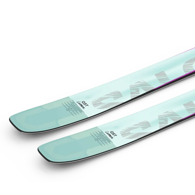 QST LUMEN 98  Freeride-Ski Damen BleachedAqua/RhodamineRed/GoldenPoppy