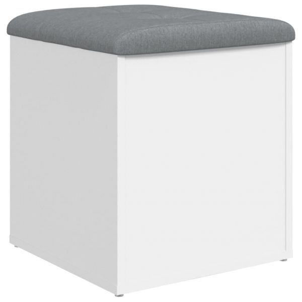 Banco de Arrumação 42x42x45 cm Derivados de Madeira Branco